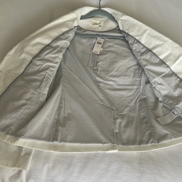 Anthropologie Jacket Fully Lined White Size 2 - Picture 11 of 16